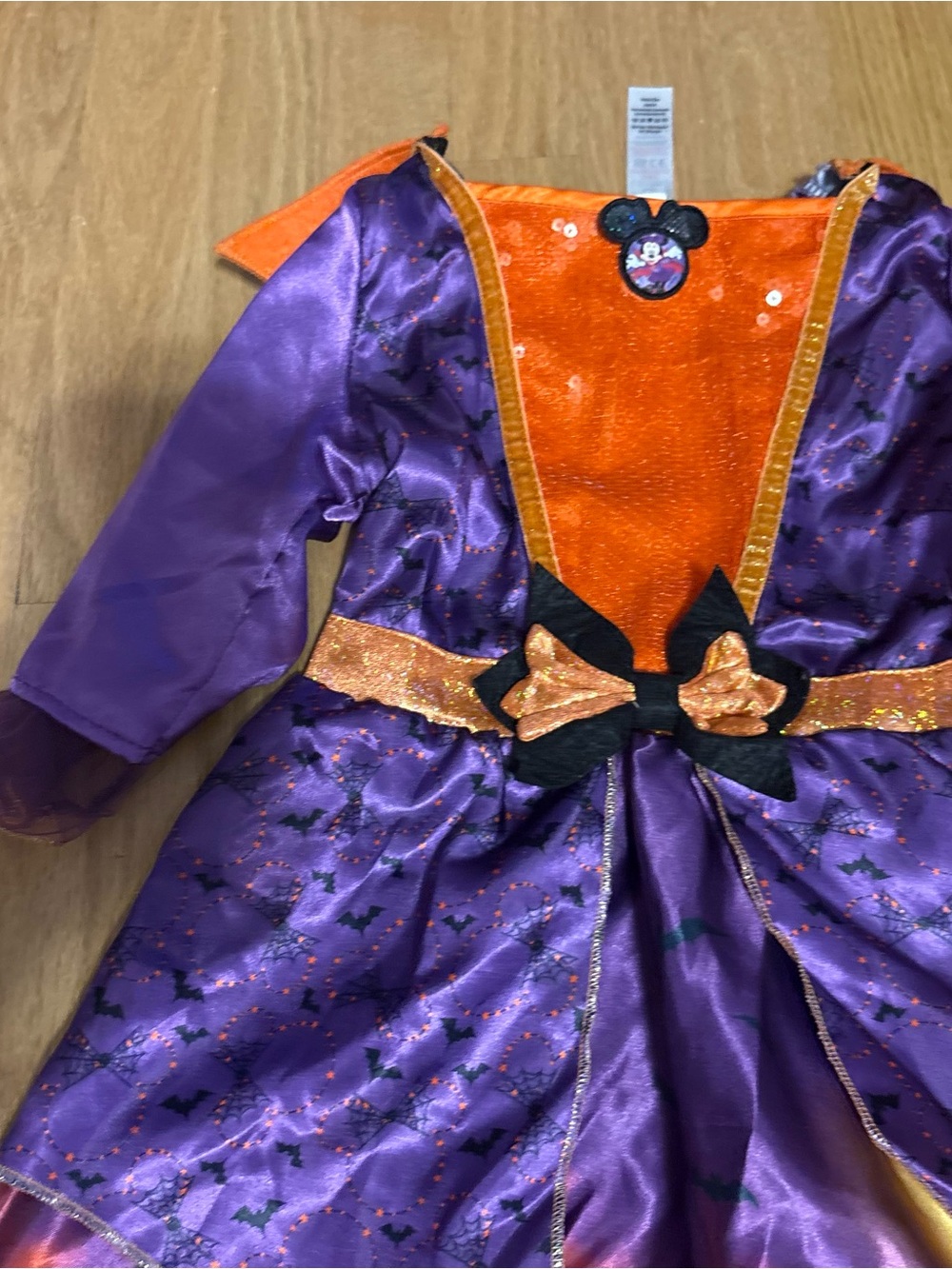 Disney Minnie Mouse Witch Dress Costume Sz 5-6 Halloween Kids Girls - Picture 2 of 7